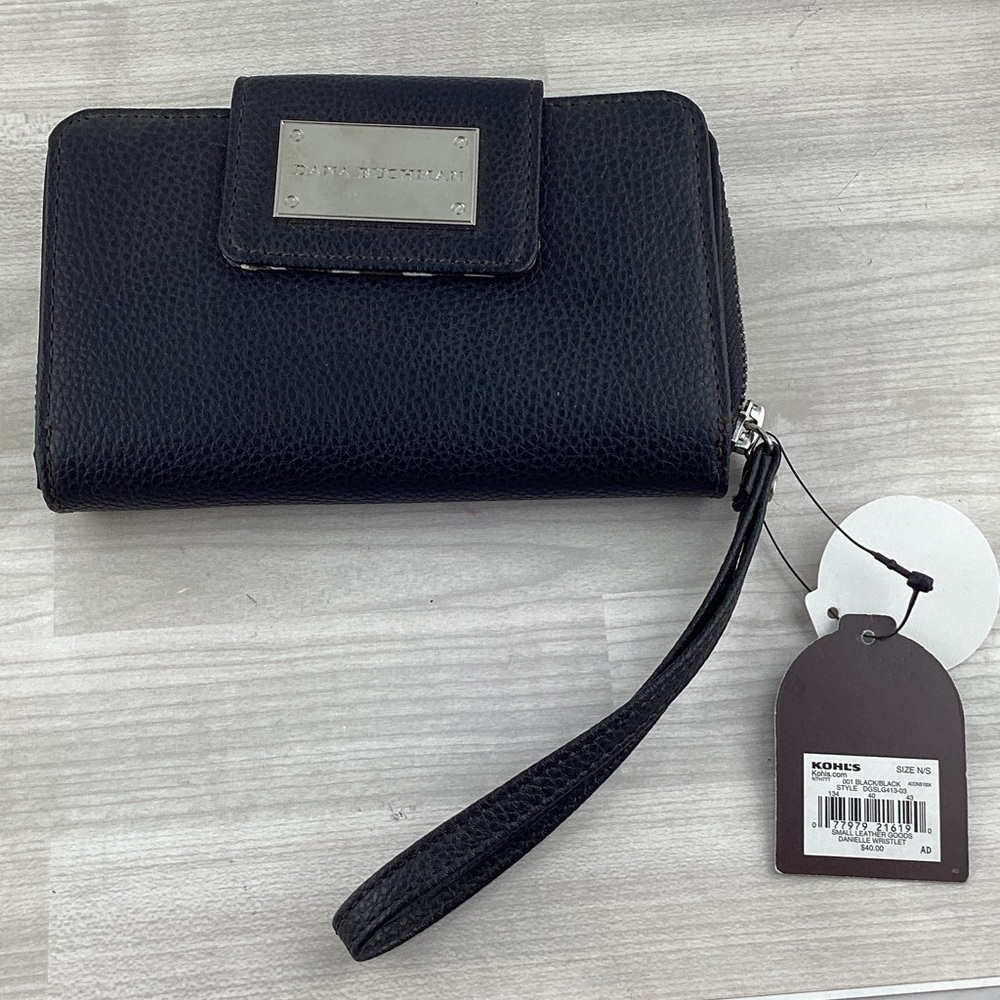 Vera Bradley Black Wristlet for Cell Phones